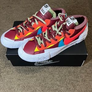 Nike Kaws Sacai Blazer Low “Team Red”